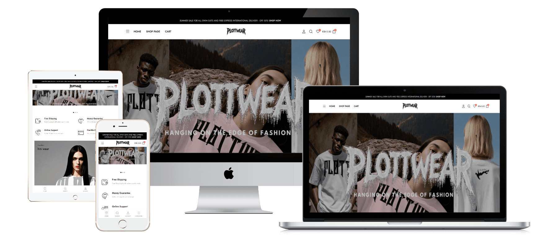 Plott Wear — Fashion E-commerce project by Emmanuel Charles